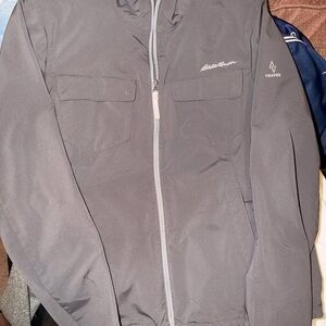 Eddie Bauer Men's Black Windbreaker